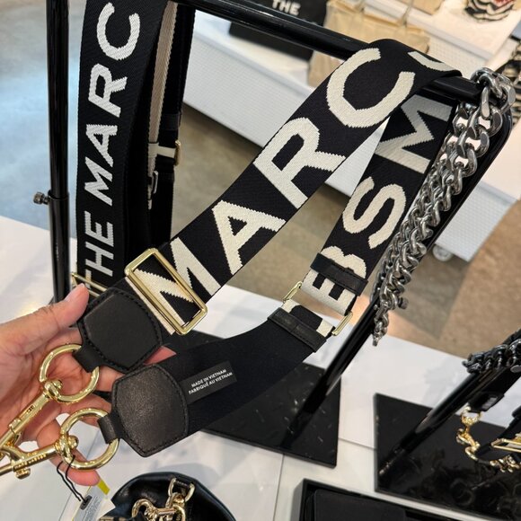 MARC JACOBS Logo Webbing Strap (Bag Belt) 2 inch $95 - Picture 5 of 11